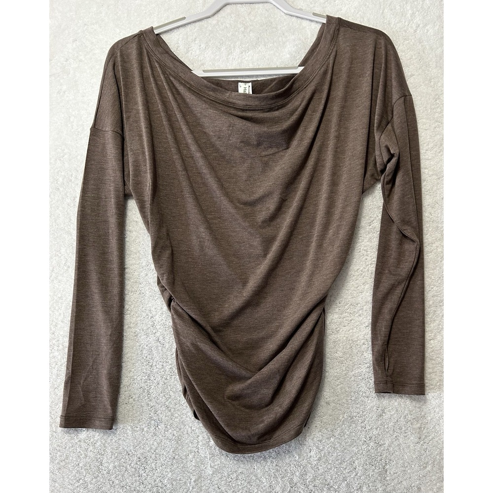 Halara Women's Small Brown Polyester Blend Top Shirt (F4)